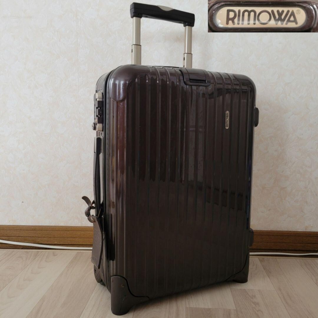 Rimowa Salsa Deluxe 35L Brown 2-wheels Carry Case Suitcase | eBay