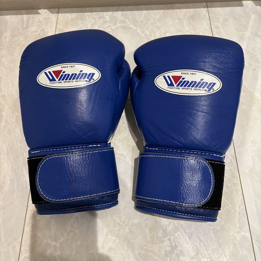 Winning ボクシンググローブ Winning ボクシンググローブ 8 oz ブルー