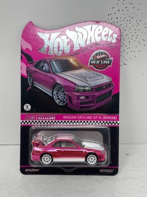 Hot Wheels RLC Red Line Club Nissan Skyline GTR (BNR34) 1:64