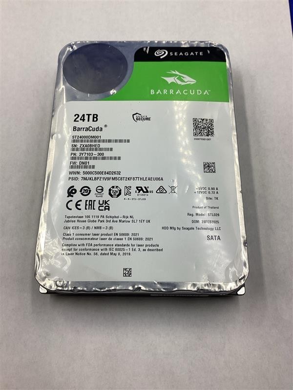 ST24000DM001 Seagate BarraCuda 24TB 3.5