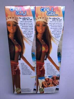 Mattel Cali Girl Barbie & Cali Guy Blaine 2 Pack Special Edition