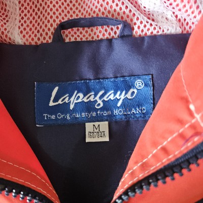 Lapagayo Vintage Jacket Nautical Hooded 90s Retro Collourfull Full