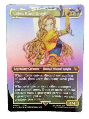 MTG ルーンナイト、セリス サージfoil ルーンナイト、セリス mtg ff