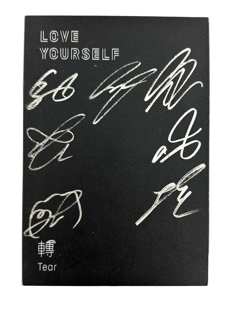 BTS Bangtan Boys Signed Autograph Love Yourself Tear CD Set