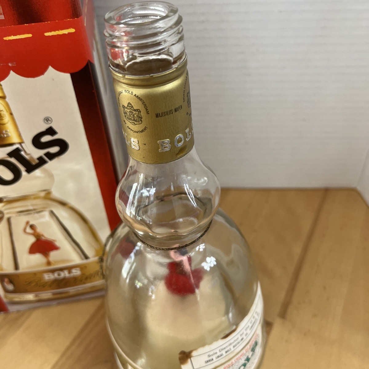 Lot 5 Case Vintage Bols Dancing Ballerina in a Liquor Bottle Music