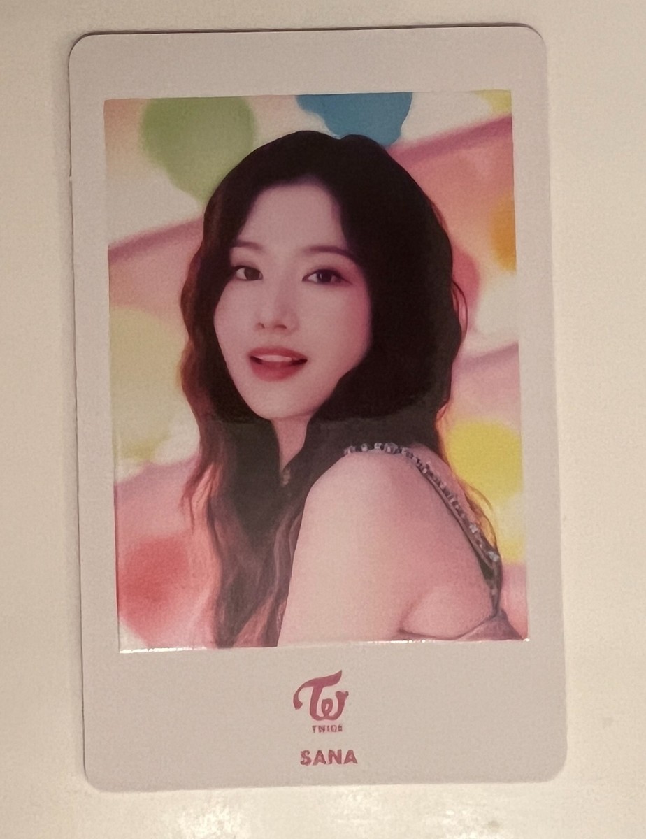 る*あ様 TWICE ツウィ TZUYU デコシール付き直筆サイン入りソロポラ