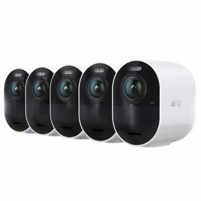Arlo Ultra 2 4K Wifi Wire Free 5 Camera Security System Dual