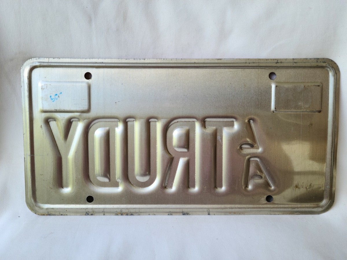 Vintage 1984 California Vanity TRUDY 1984 Olympics LA License