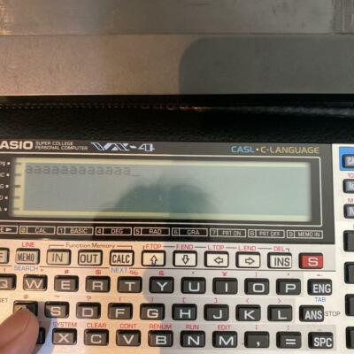 Casio Pocket computer PC VX-4 Super College Function Calculator