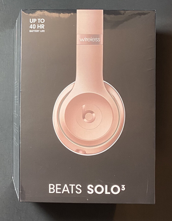 Beats by Dr. Dre Solo³ Wireless On-Ear Headphones - Rose Gold for