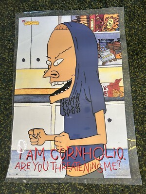☆Beavis and Butthead☆ ポスター Vintage MTV Vintage 1993 MTV
