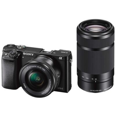 Sony Alpha a6000 Black Interchangeable Lens Camera with 16-50mm