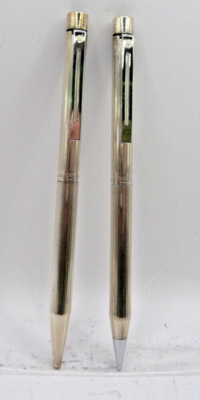 Sheaffer Vintage Targa 1004 Sterling Silver Ball Pen and Pencil