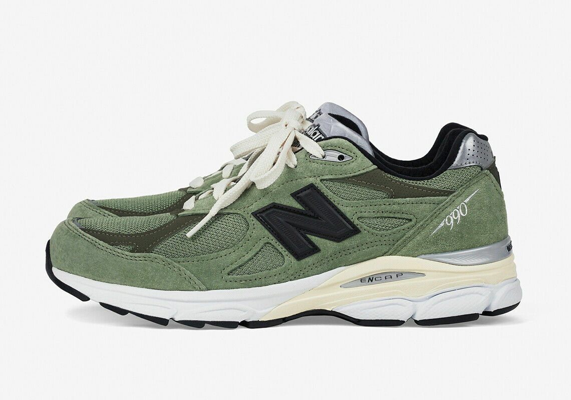 New Balance 990v3 JJJJound Olive Green Grey White M990JD3NB Men's