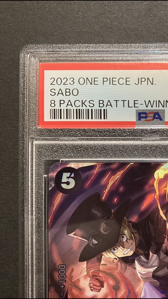 PSA 10 Sabo OP04-083 SR 8 Pack Battle Winner Prize One Piece Card