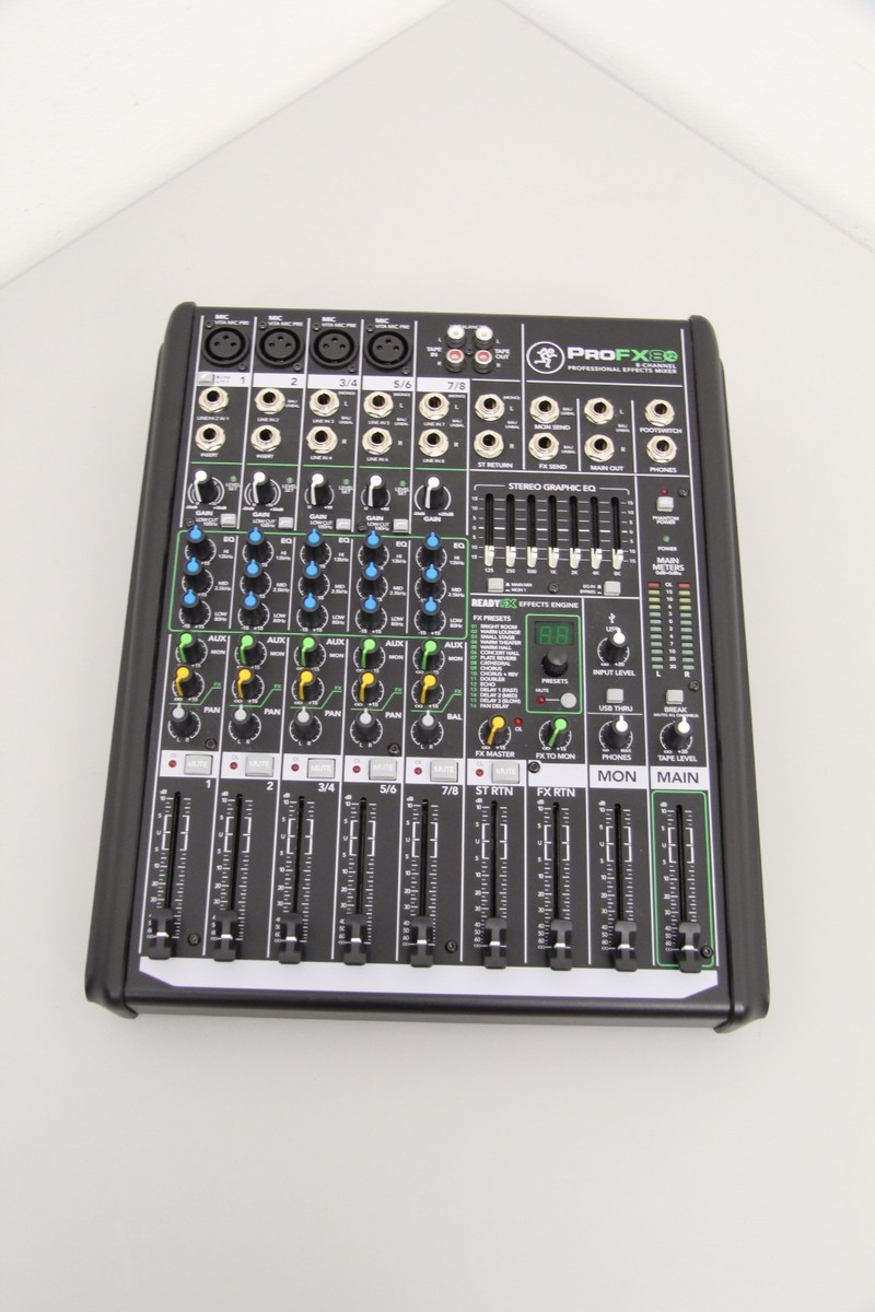 マッキー ProFX8v2 8チャンネルミキサー USB接続 マッキーProFX8v2 8