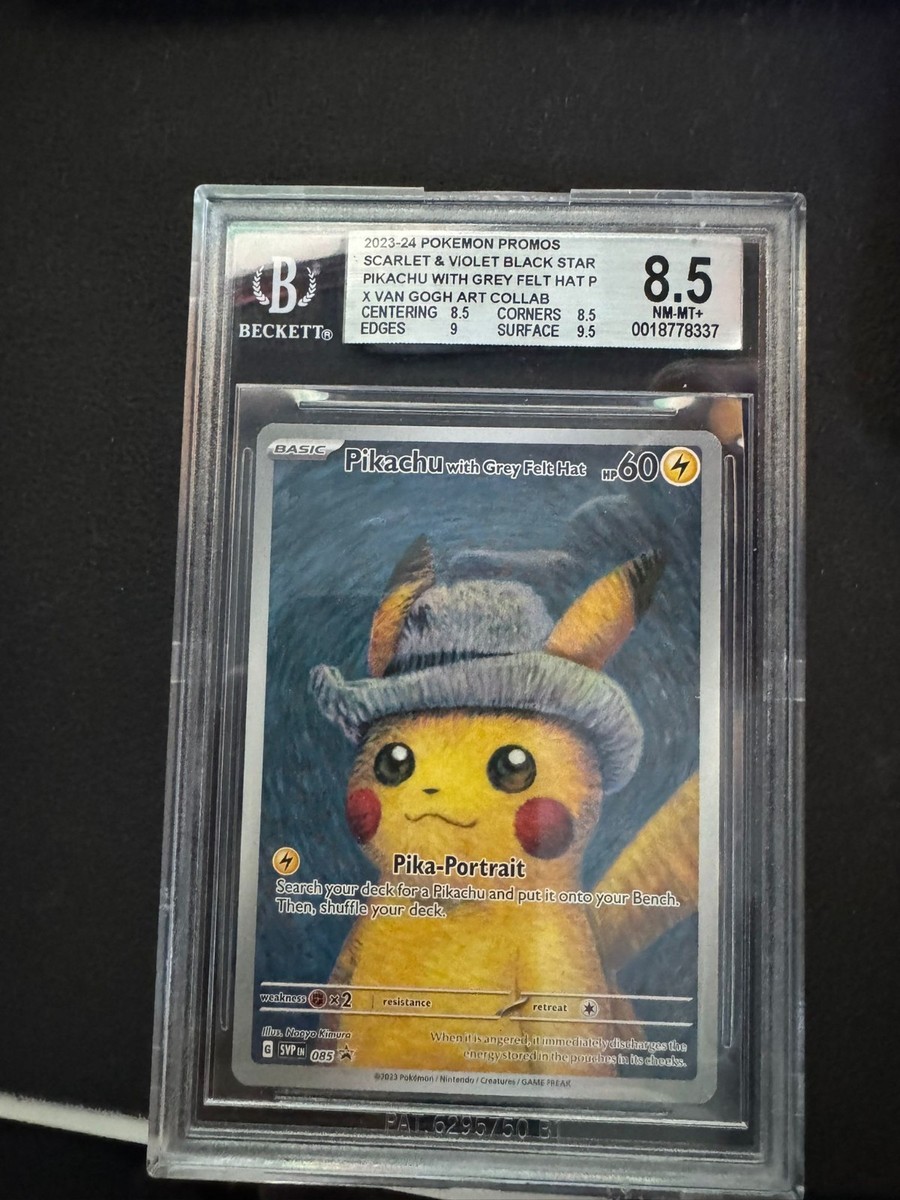Pikachu with Gray Felt Hat ゴッホピカチュウ未開封 PSA 10 GEM MINT
