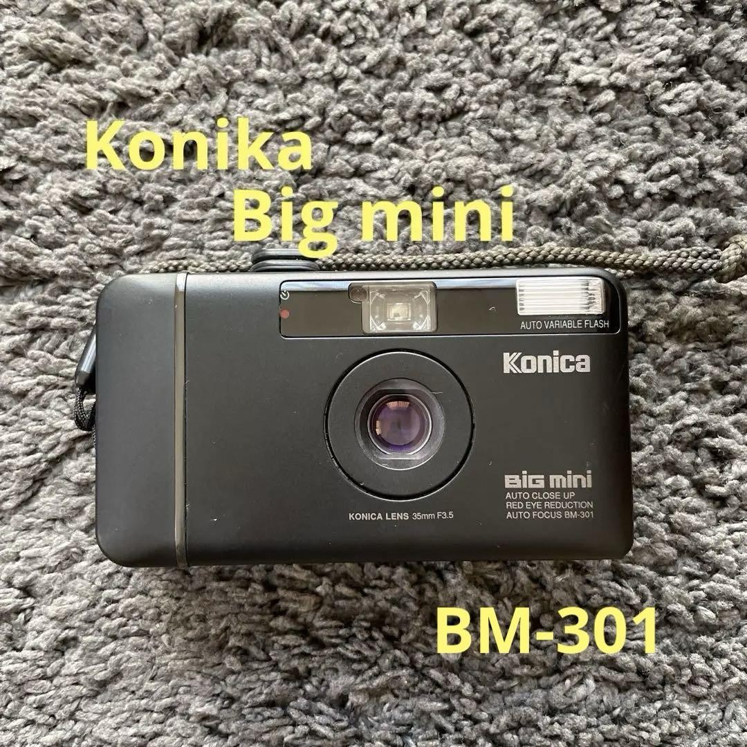 ケース付き】 Konica コニカ BM-301S コンパクト フィルムカメラ