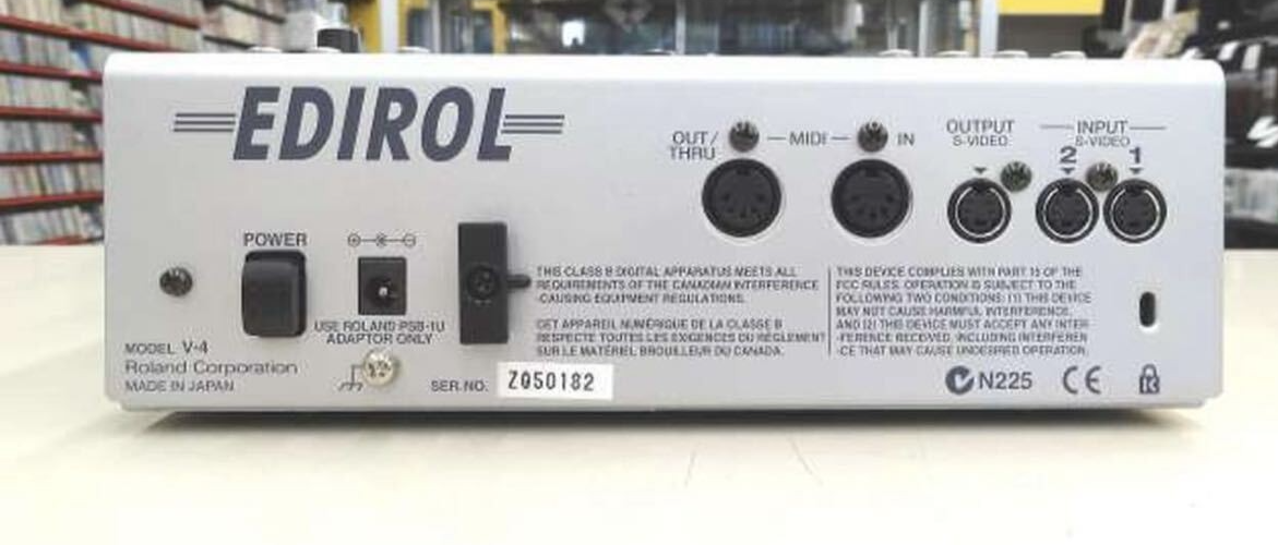 Roland EDIROL V-4 Video Mixer Professional Switcher VJ used