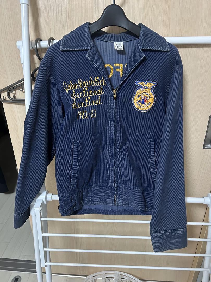 50s FFAジャケット 36サイズぐらい Vintage FFA Corduroy Zip Front