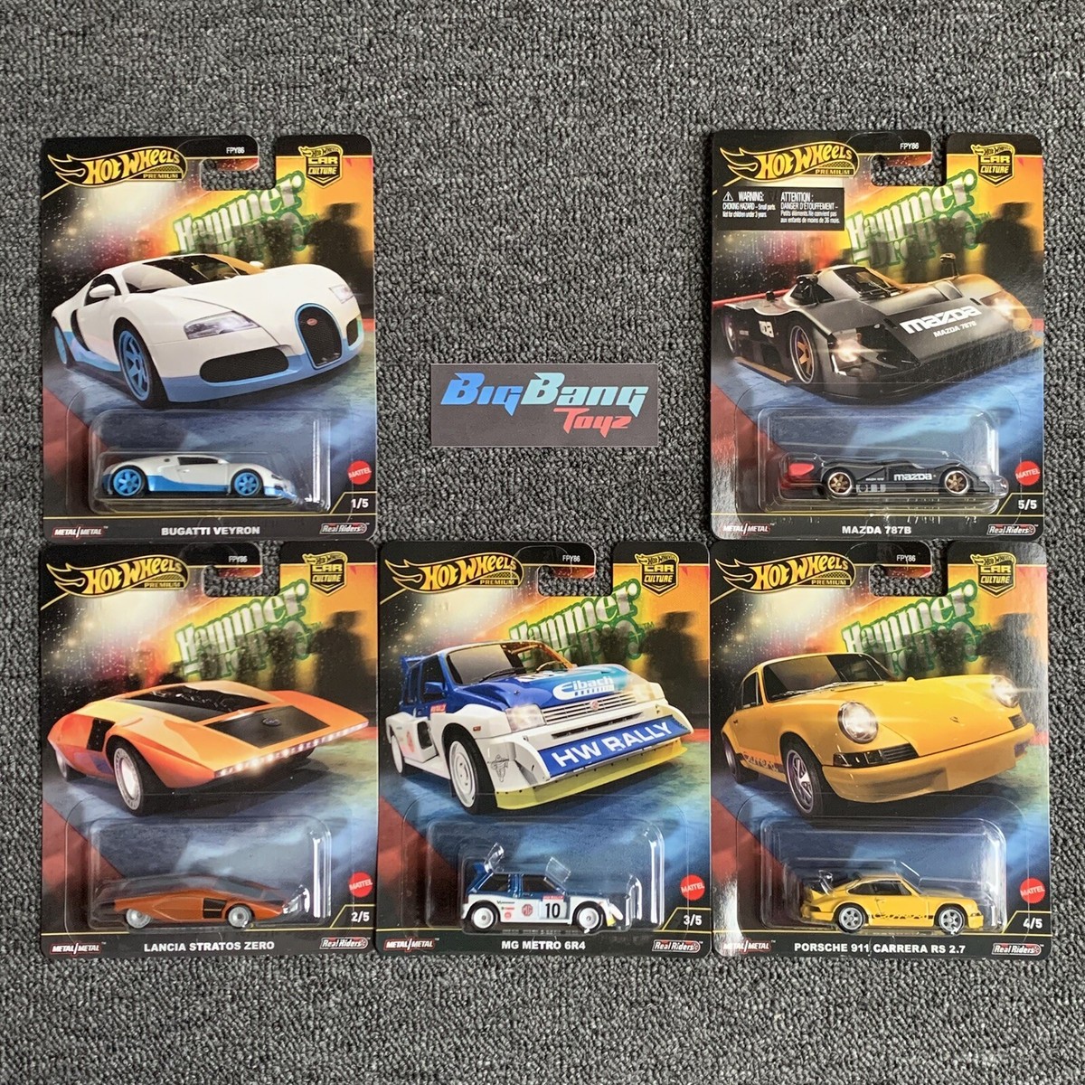 Hot Wheels Car Culture Hammer Drop 2025 Complete Set of 5 (In
