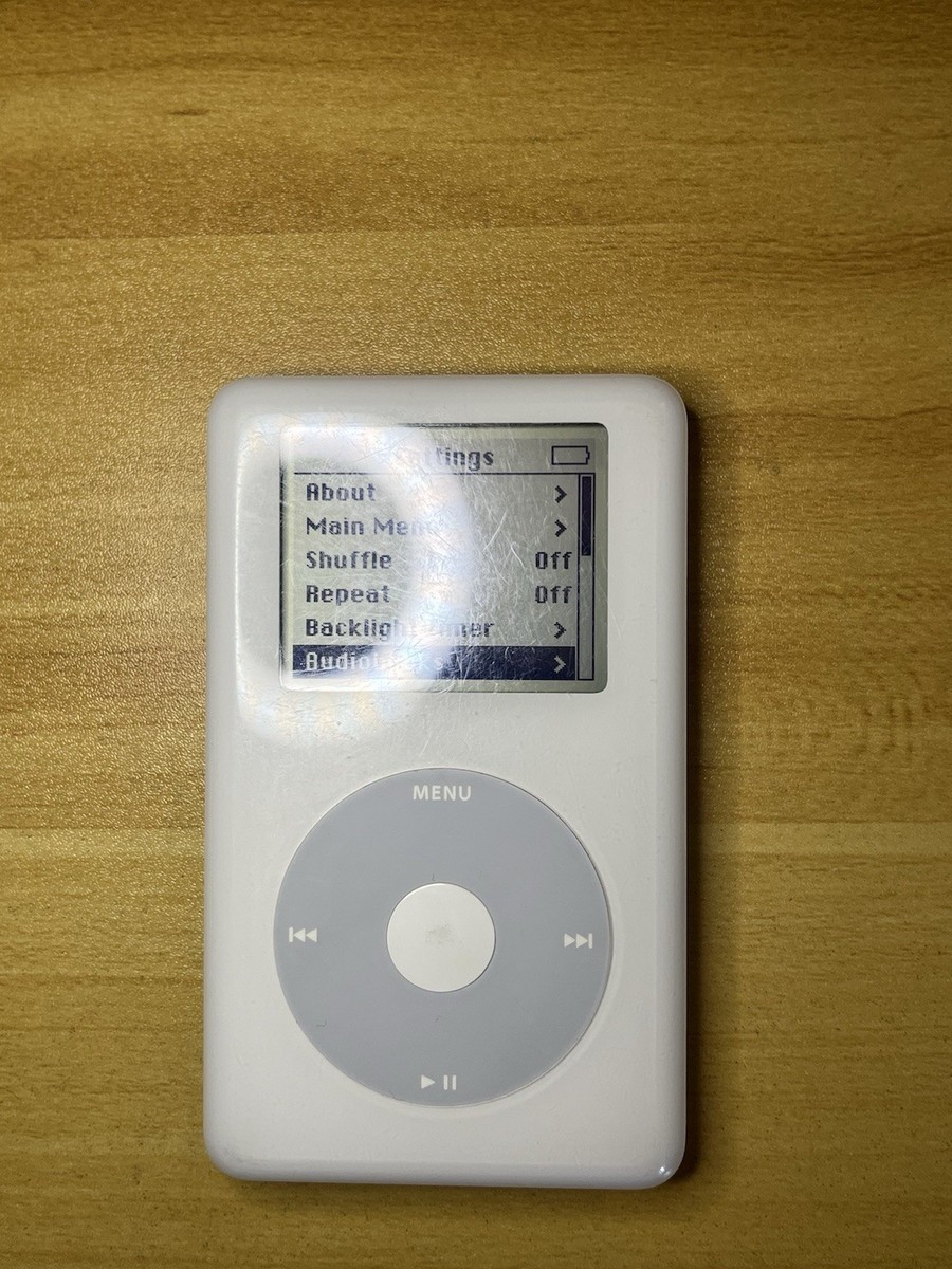 Apple iPod Classic 4th Generation White 20gb A1059 for sale online