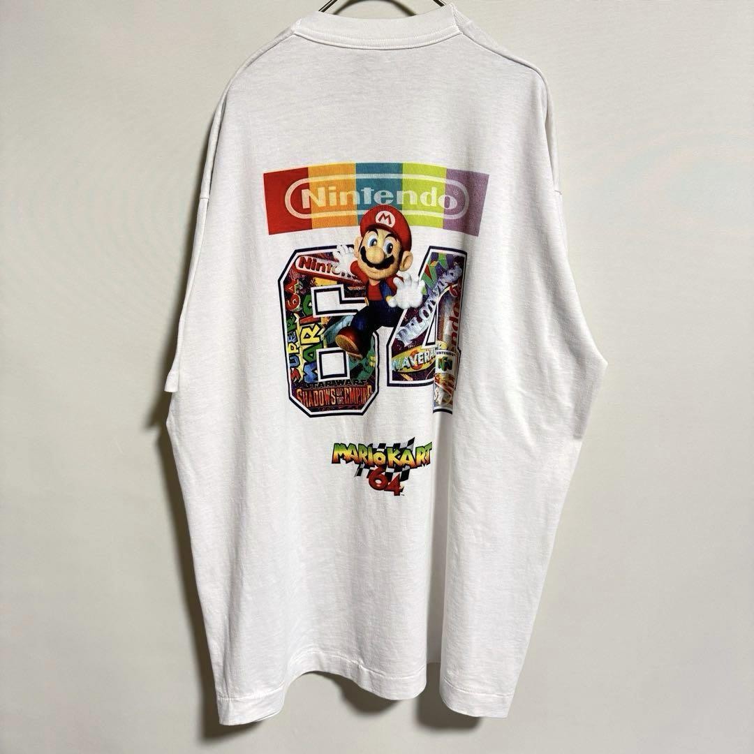 Fruit of the Loom Nintendo 64 Mario Kart T-Shirt XL 90s Vintage