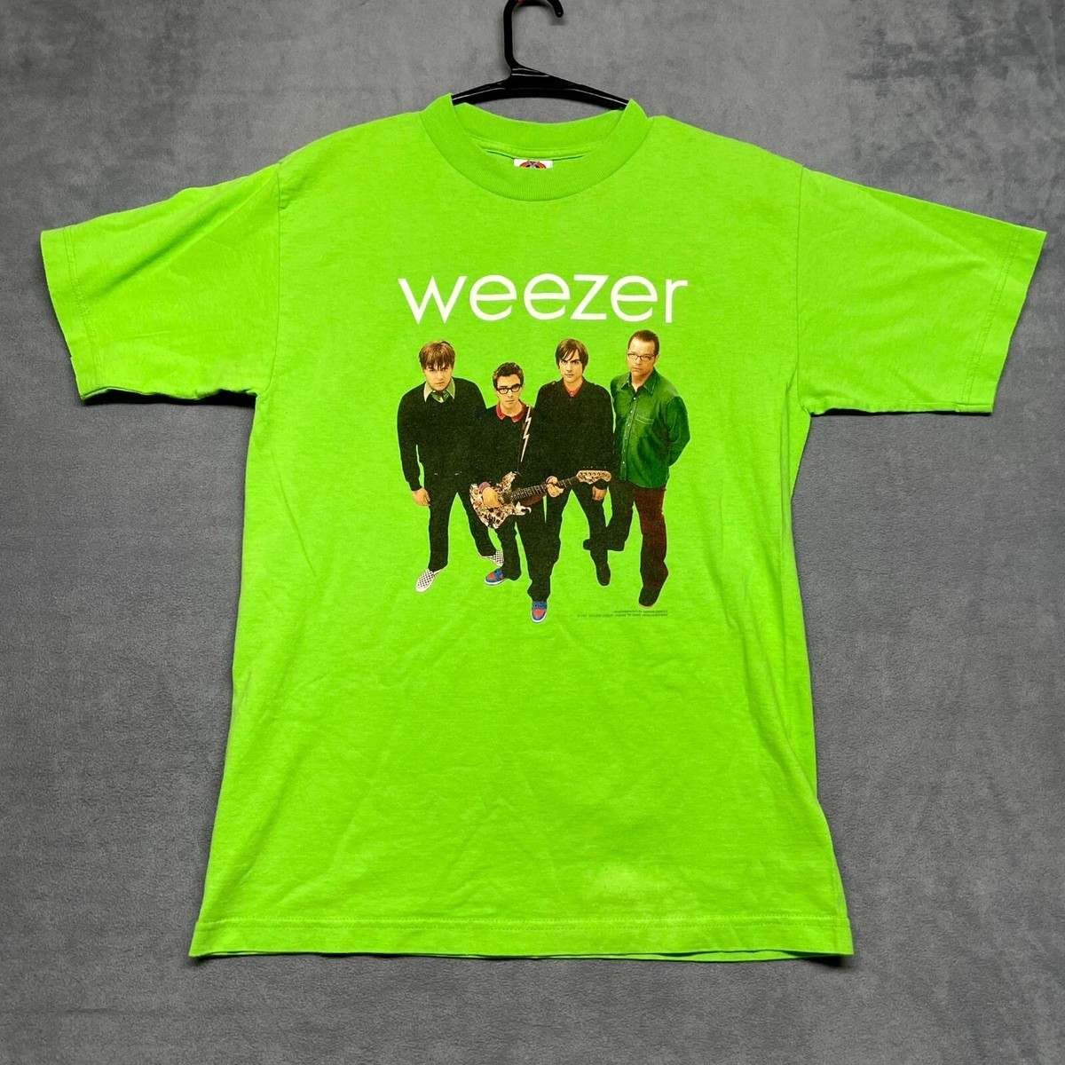 weezer 90s Tシャツ グリーンアルバム LiveツアーT Weezer Band Green