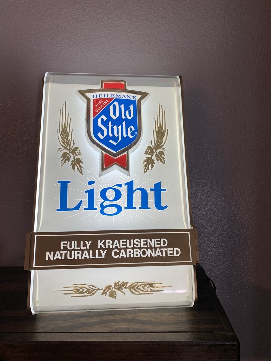 Vintage Heilemans OLD STYLE Beer Light 1984 Lighted Sign | eBay