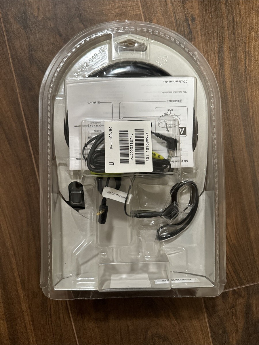 Brand New Sealed Sony Psyc D-EJ100 Walkman Portable CD Player