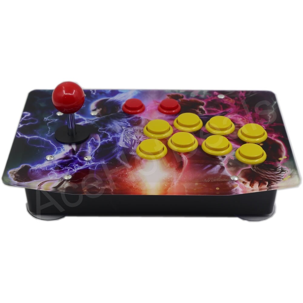 RAC-J500S 10 Buttons Arcade Joystick USB Wired Acrylic Tekken 7