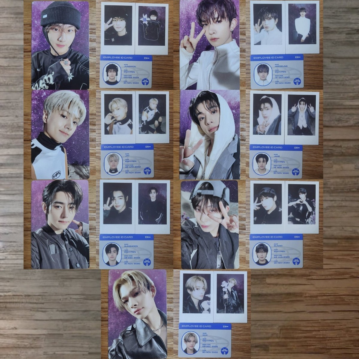 ENHYPEN x GGU GGU DECO PACKAGE 2024 PHOTOCARD OFFICIAL NIKI