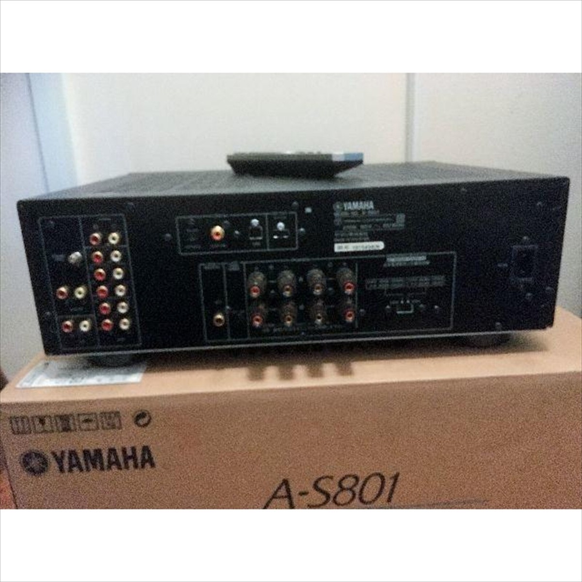 Yamaha Japan A-S801 Stereo Integrated Amplifier Amp Black AS-801 A