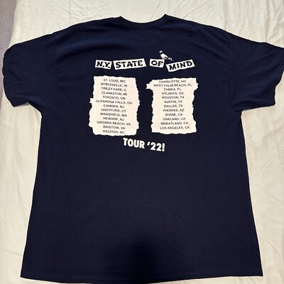 Wu-Tang N.Y. STATE OF MIND ツアーTシャツ 2022