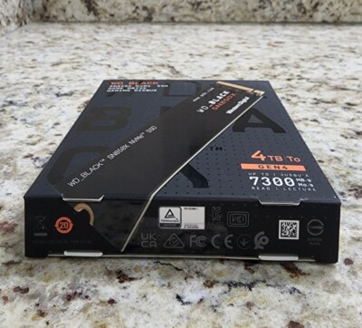 Western Digital WD BLACK 4TB SN850X (without HEATSINK PS5 Ready) M