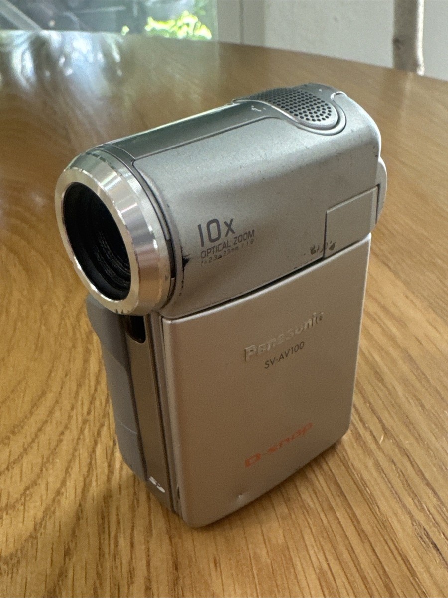 Panasonic SV-AV100 D Snap Compact Digital Camcorder w/ 10x Optical
