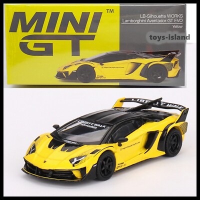 MINIGT 1/64 LB ランボルギーニ ウラカン GT イエロー 1/64スケール