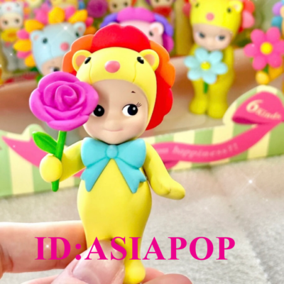 Authentic Sonny Angel Flower Gift mini figure Rose Lion Yellow