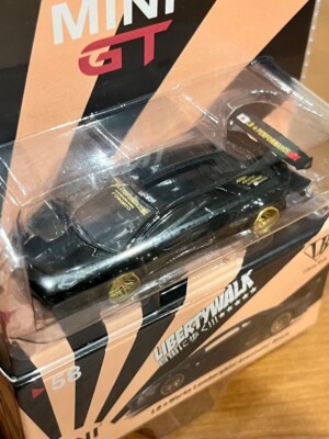 MINI GT 58 LB WORKS Lamborghini Aventador Black Toys