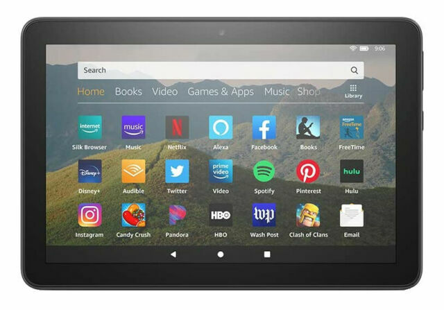 Amazon Fire HD 8 (10th Generation) 32GB, Wi-Fi, 8in - Black (with