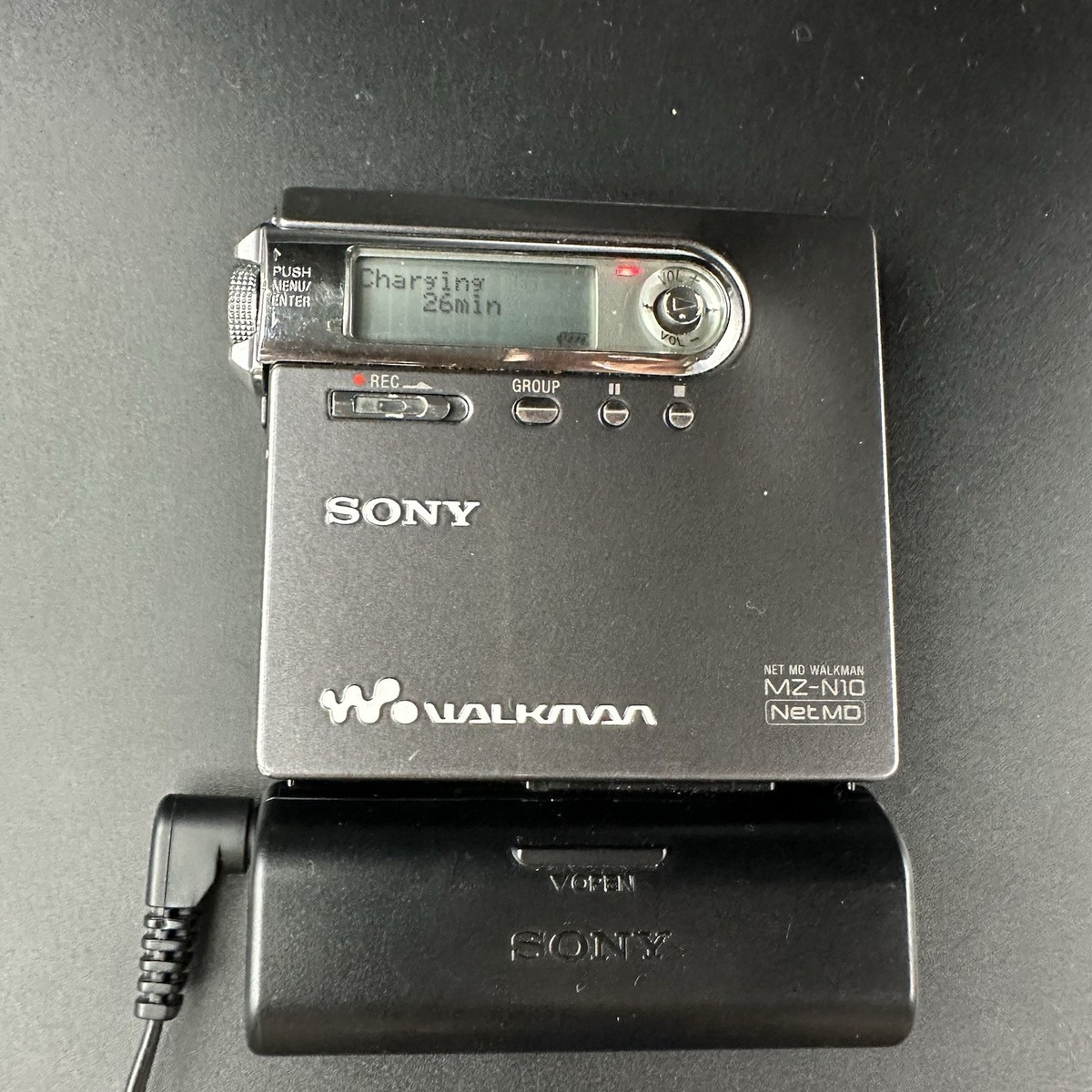 SONY MZ-N10 NET MD WALKMAN Gray Fully Tested Working | eBay