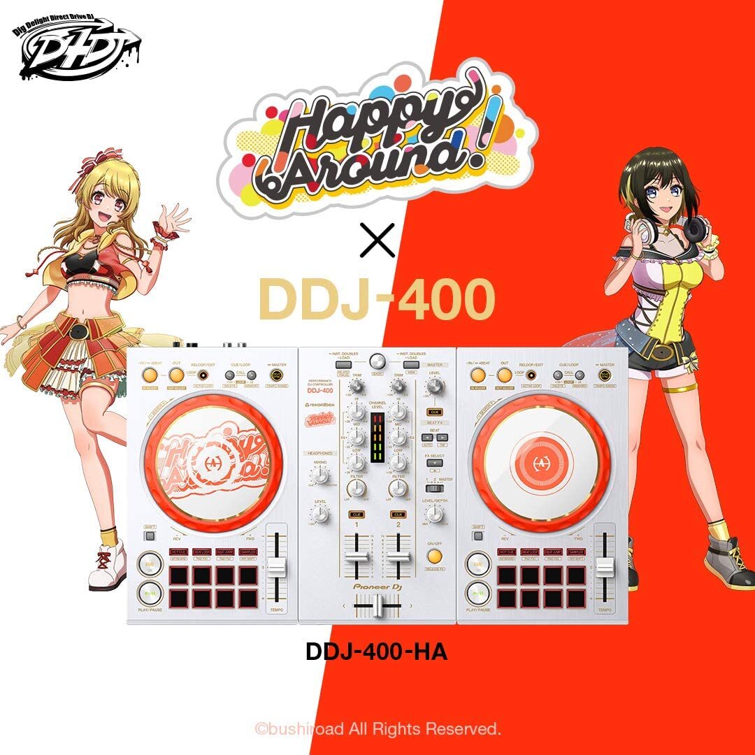D4DJ First Mix Happy Around x Pioneer DDJ-400 Collaboration Model