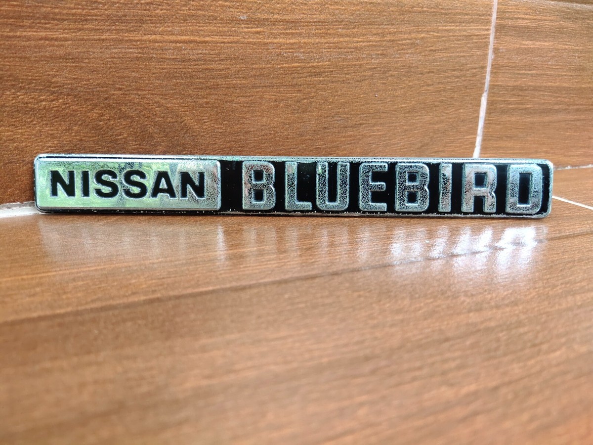 NISSAN DATSUN BLUEBIRD 910 Rear Trunk Emblem Badge Genuine used | eBay
