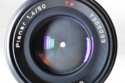 Contax Carl Zeiss Planar T* 50mm f/1.4 MMJ Near Mint MF Lens From