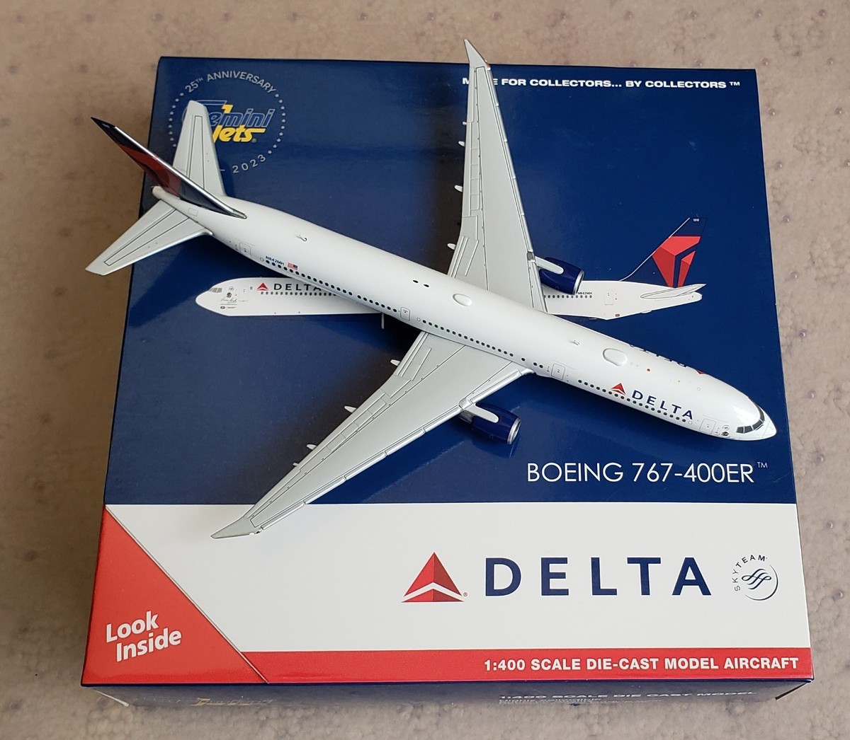 Gemini Jets 767-400 Delta Airlines N842MH in 1:400 | eBay