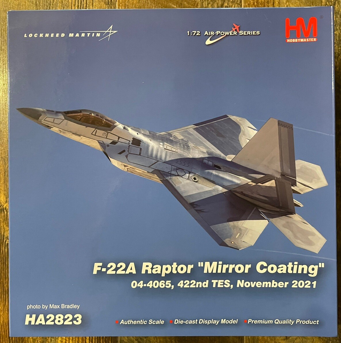 HOBBY MASTER 1:72 scale LOCKHEED F-22 RAPTOR, 422nd TES, 