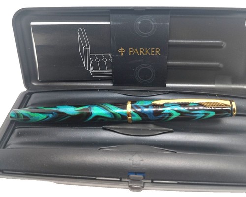 PARKER #75 Matt Burgundy fountain pen character width F | eBay