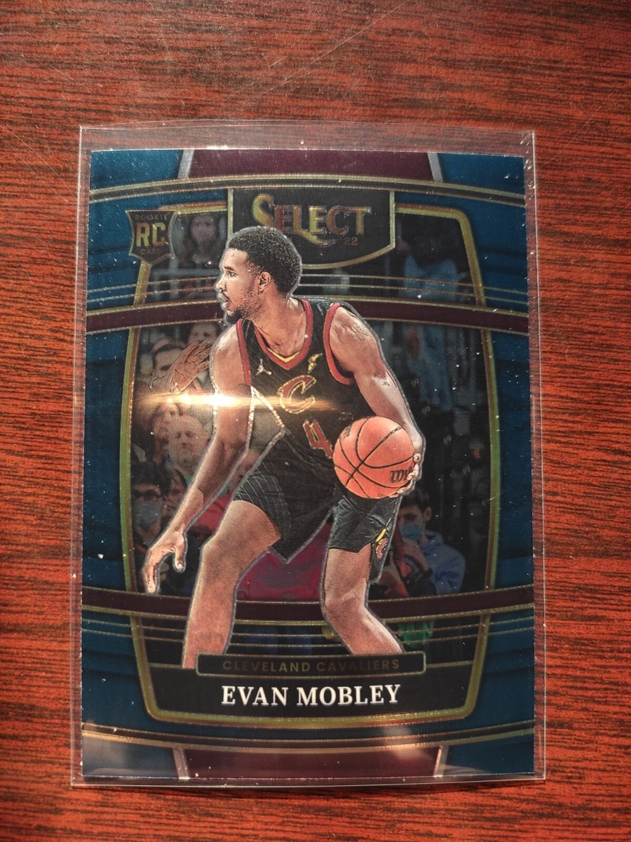 2021-22 Panini Select EVAN MOBLEY Blue Concourse Cleveland