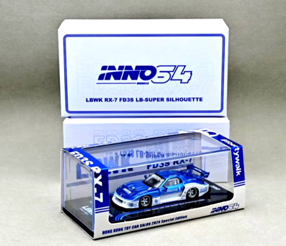 Chase! Inno64 1:64 Mazda RX7 LB-SUPER SILHOUETTE Hong Kong Toy Car