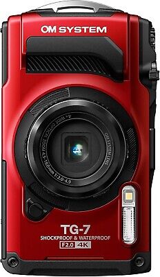 Olympus OM SYSTEM Tough TG-7 Digital Camera Red W/Box | eBay
